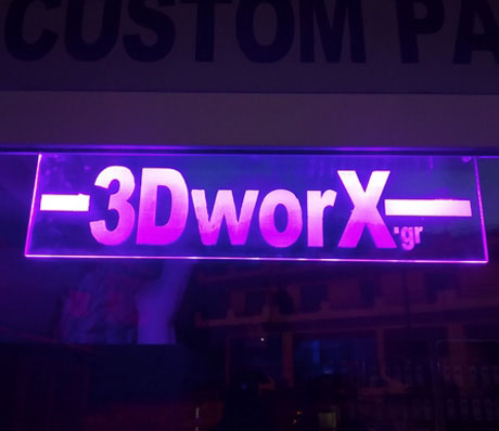 Plexiglass / Led Πινακίδες